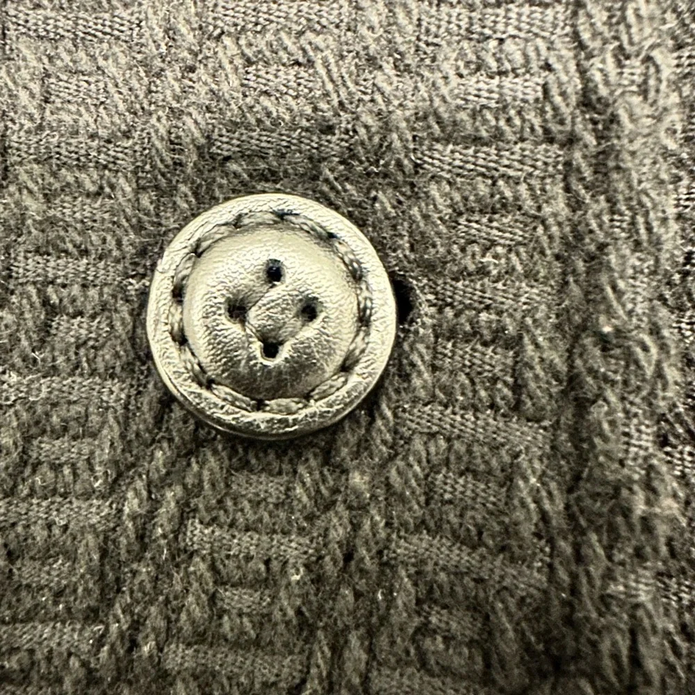 Mackage wool and leather military style coat with bell sleeves - Picture 7 of 15